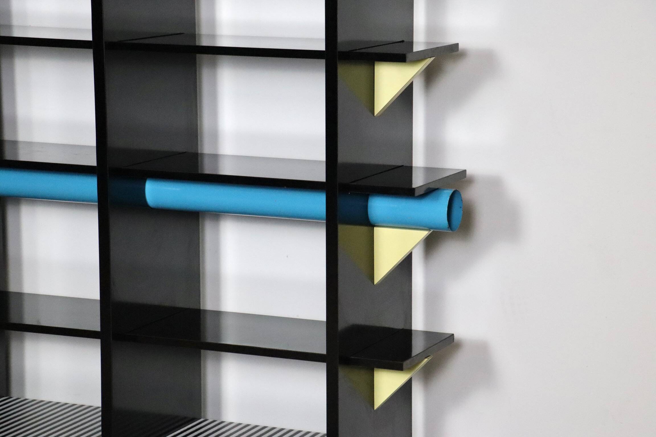 Memphis “Phoenix” Bookcase By Michele De Lucchi, Milan, 1983