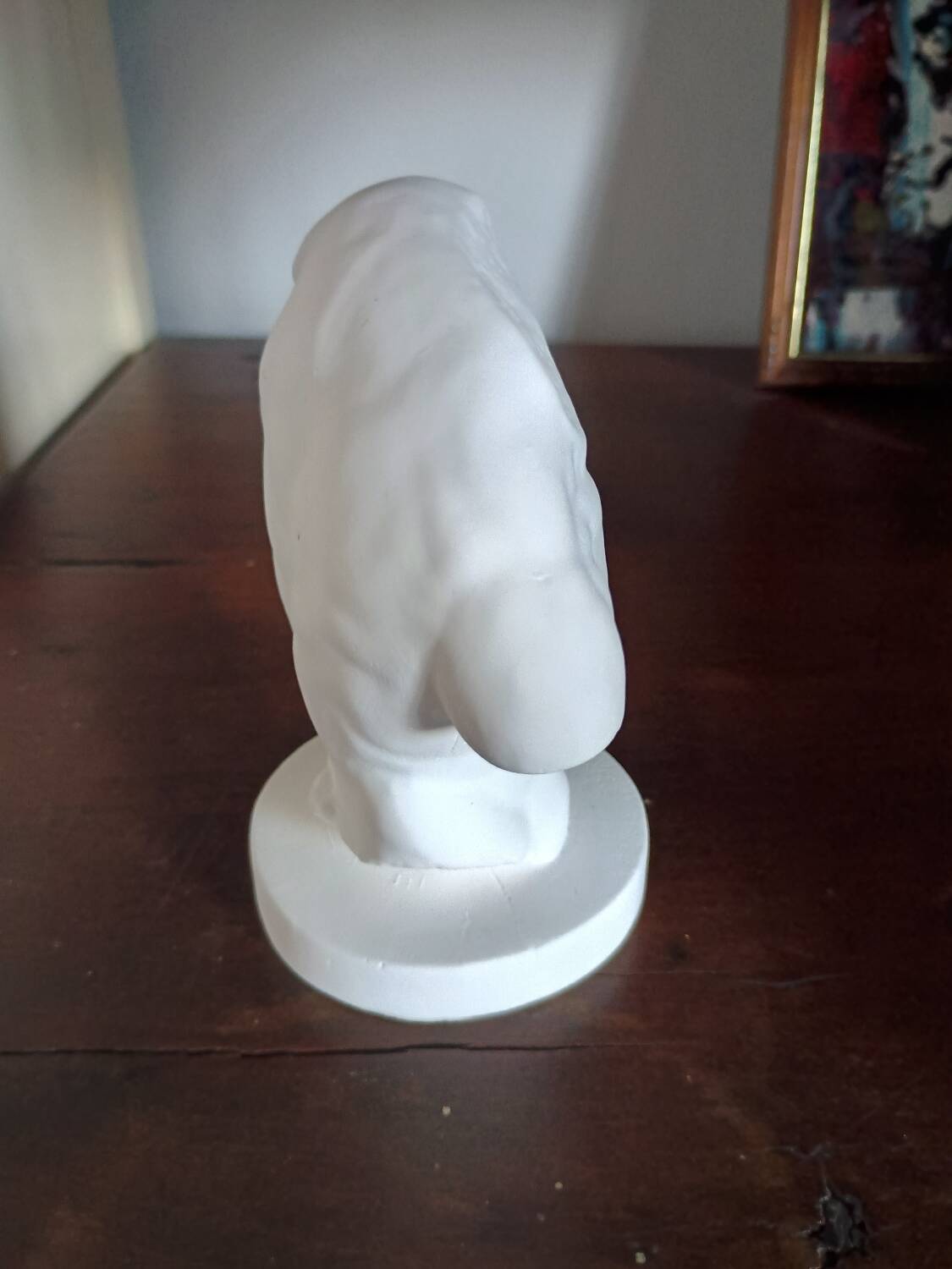 Small plaster bust