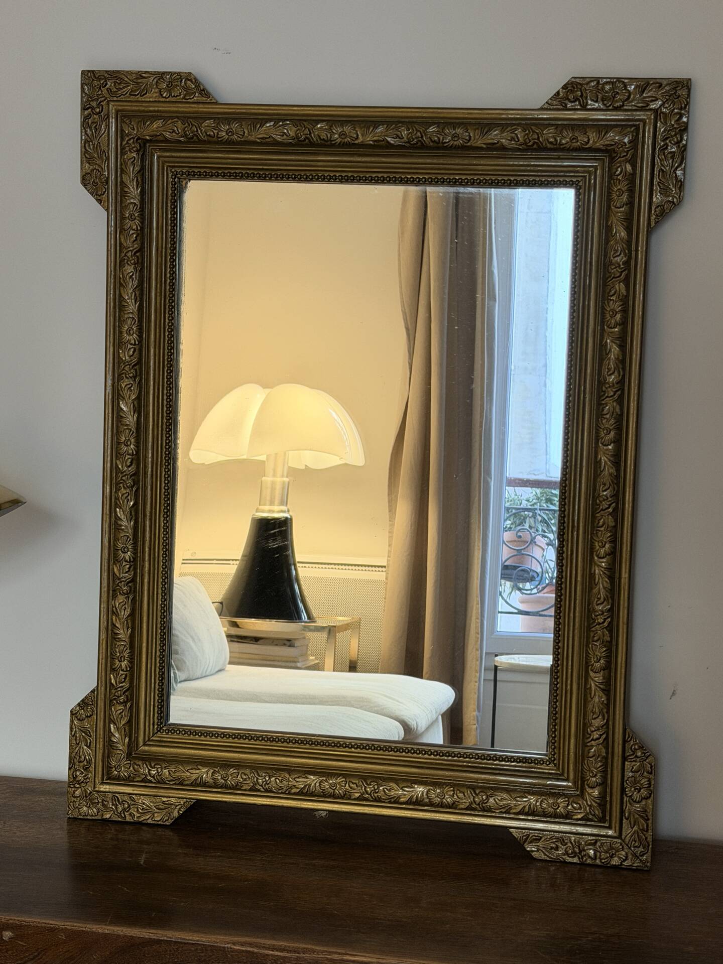 Miroir Napolitain doré - 56xH73cm