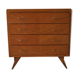 Chest of drawers vintage feet compass 1970