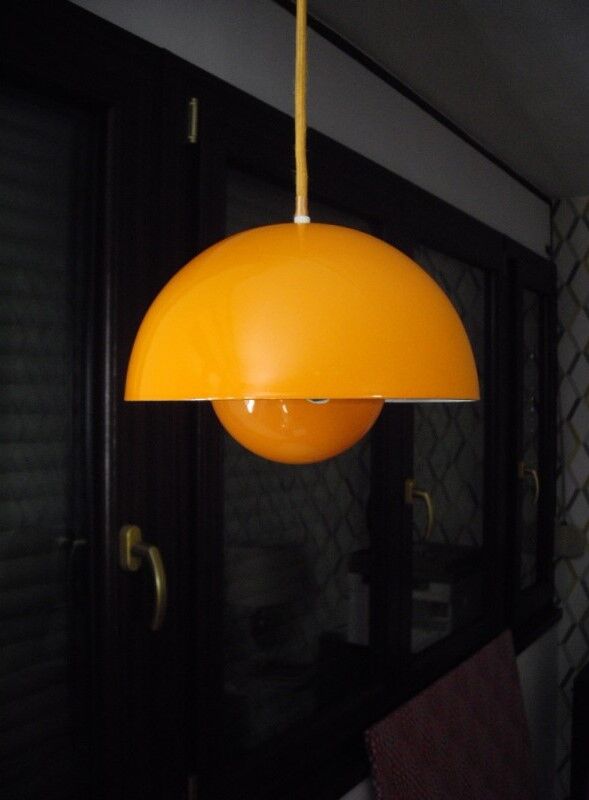 Paire de suspensions Flowerpot par Verner Panton pour Louis Poulsen