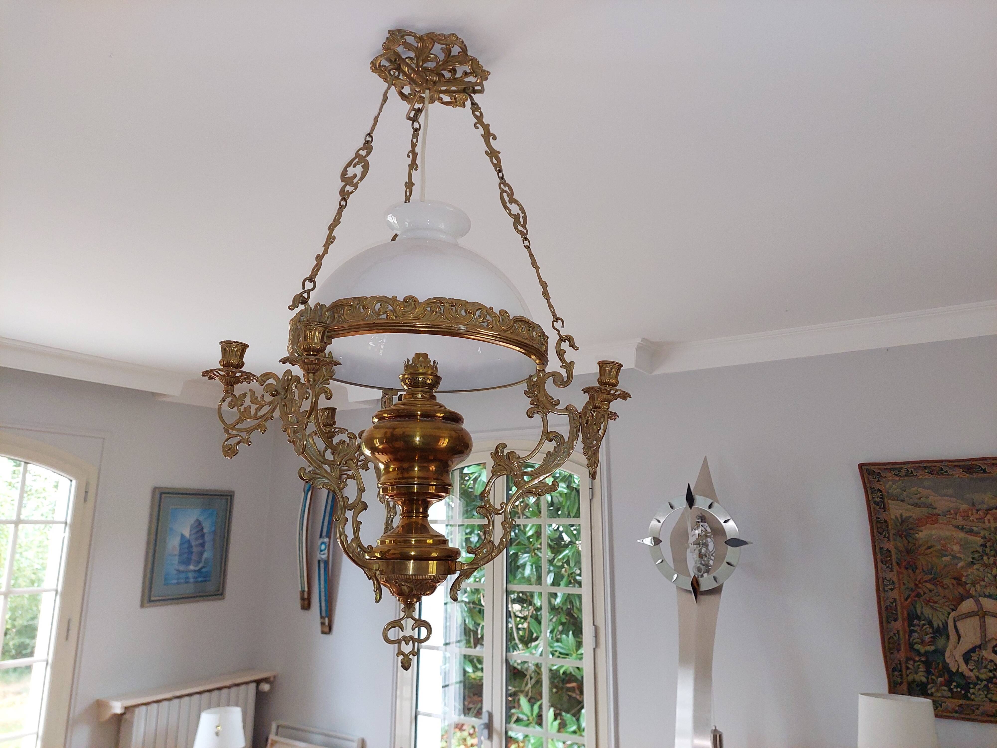 BRASS SUSPENSION LAMP