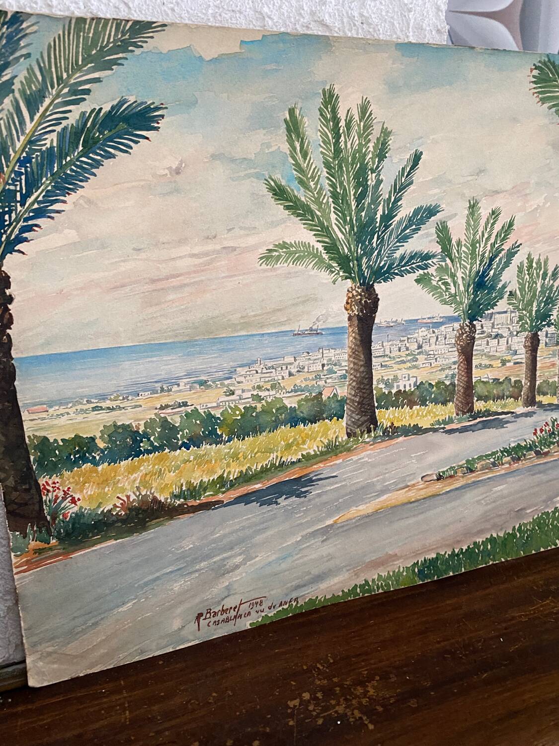 Aquarelle Maroc 1942