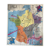 Affiche scolaire vintage
