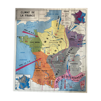 Affiche scolaire vintage