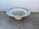 Jardinière vasque coupe béton pierre reconstituée vintage 1950