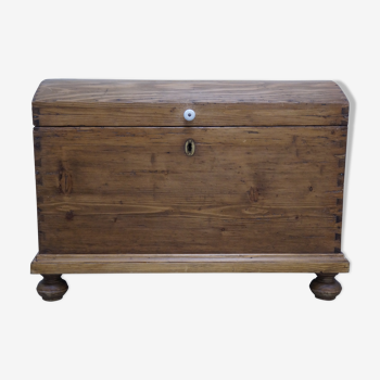 Arched wooden chest