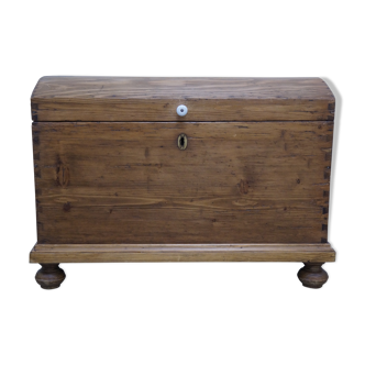 Arched wooden chest