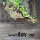 Spring bouquet, oil on canvas signed Pierre Fillette