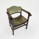 Art deco armchair in black and green ca.1930