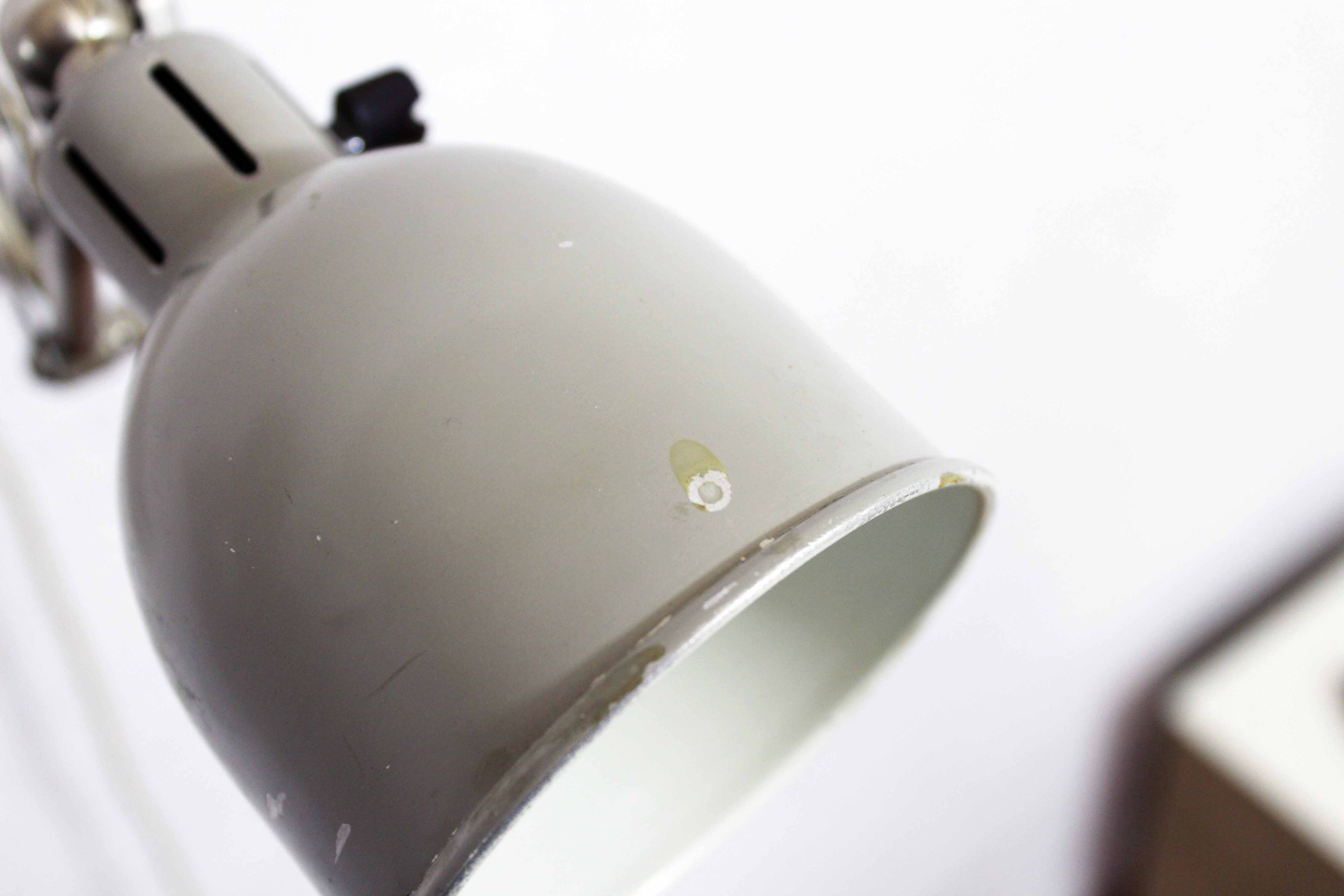 Bauhaus wall lamp by Alfred Müller, Switzerland 1930