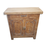 Parisian buffet billot natural patina