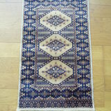 Three oriental rugs 35 x 70 cm