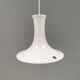 Mandarin hanging lamp made in opal white hand-crafted and mouth-blown glass