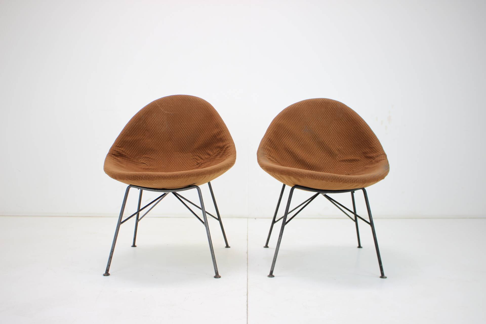 Chaise Shell des années 1970, Set de 2