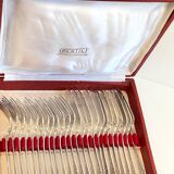 PLATIL 12 Couverts à Poisson  Métal Argenté