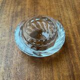 Glass candlestick from the mid-century Danish Capriole series by Royal Copenhagen, 1960s.