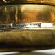 Art Nouveau platter, gilded brass, Zolberg Brothers, Poland, 19th century