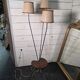 1950s/60s tripod floor lamp with 3 lights.
