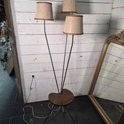 1950s/60s tripod floor lamp with 3 lights.