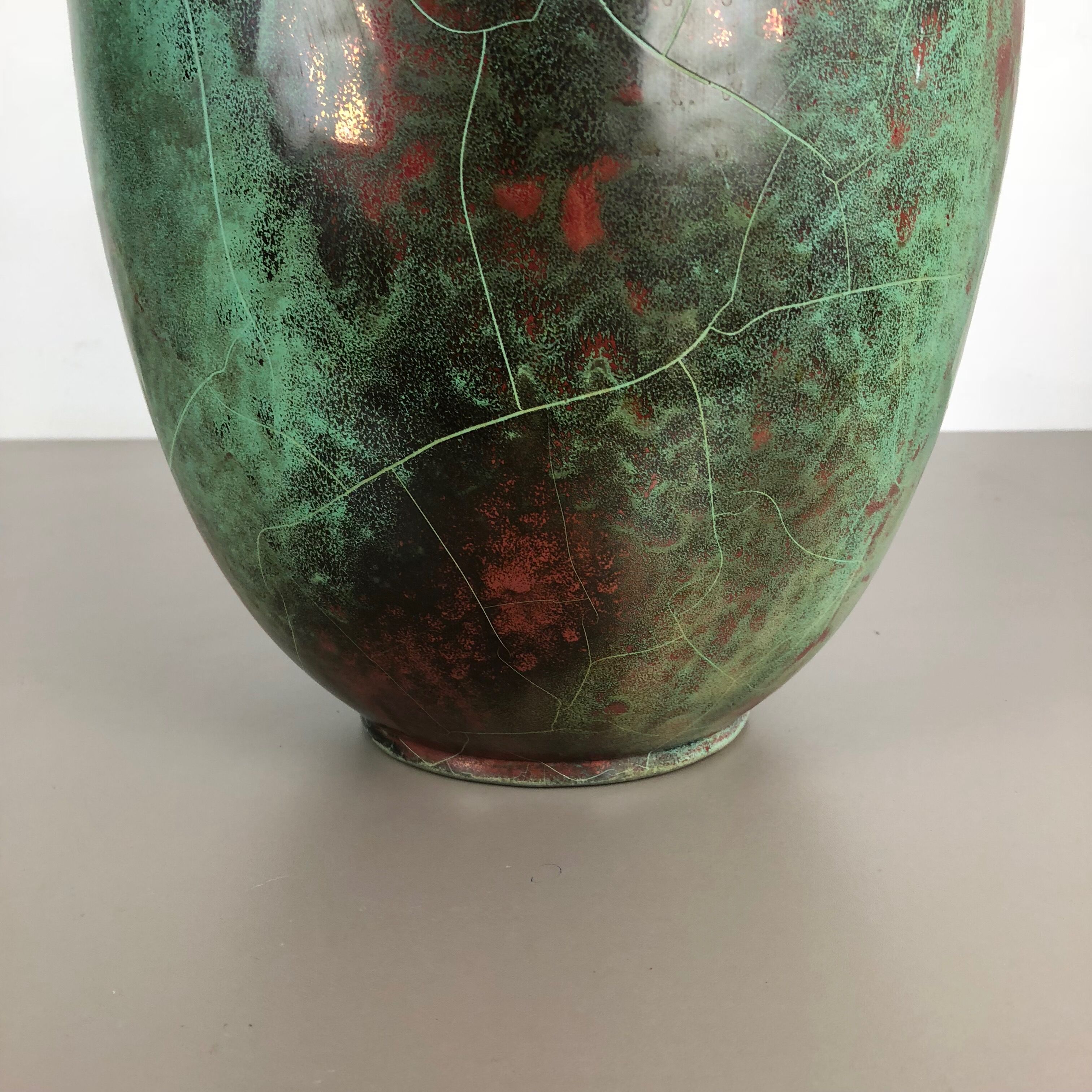 Large Ceramic Studio Pottery Vase Richard Uhlemeyer, Hannover Germany, 1940s