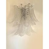 Set of 4 Transparent “Felci” Glass Wall Sconces