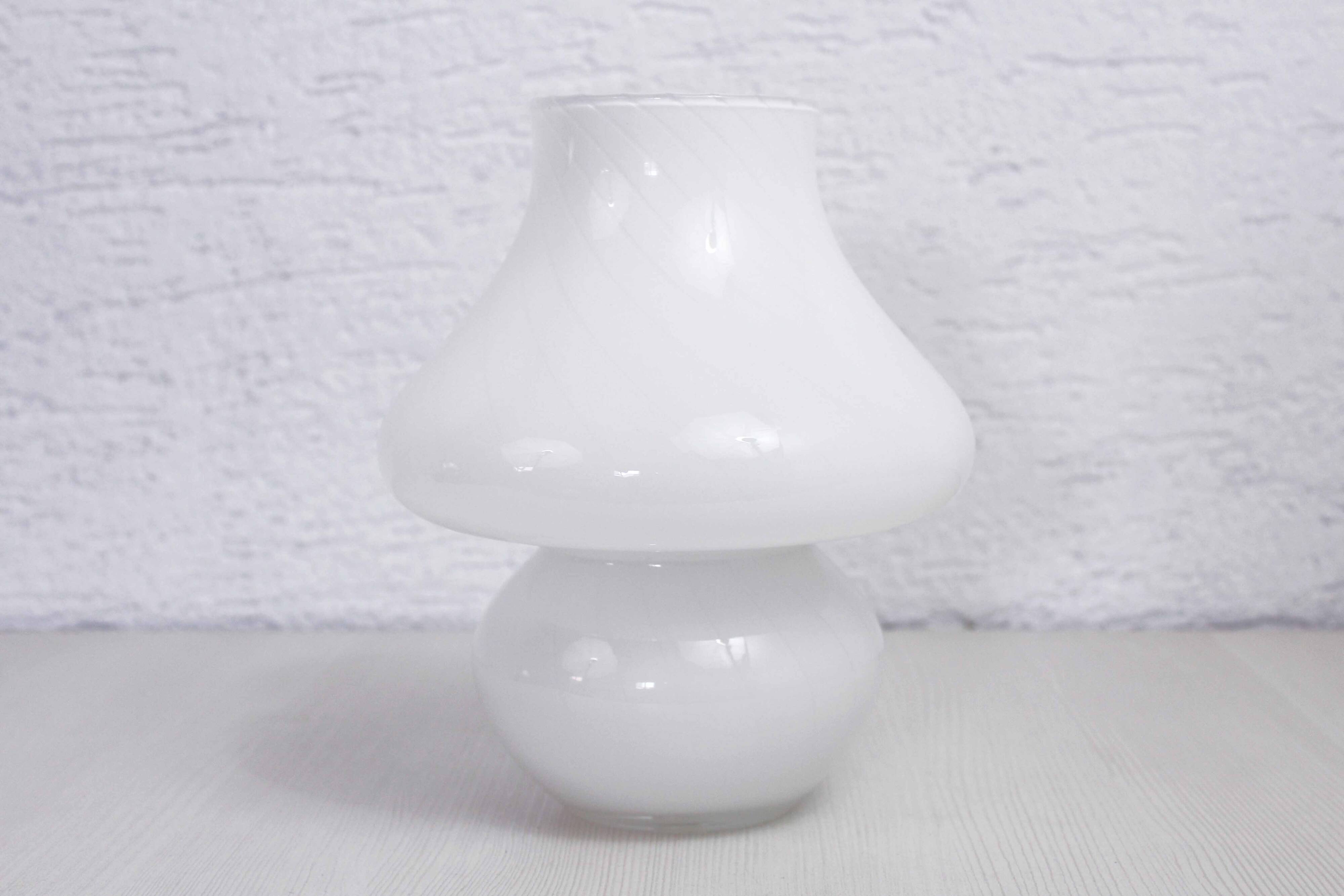 Murano glass mushroom lamp