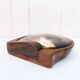 Olive wood and mother-of-pearl shell box A. Noll