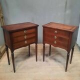 Louis XVI style bedside table from the nineteenth century.