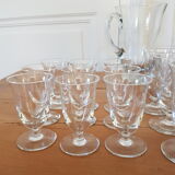 Glass, decanter and pitcher service 33 pieces