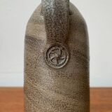 Mid-Century Minimalist Studio Pottery Carafe Vase, 1960s