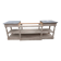 Grand meuble style drapier en bois et zinc