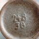 Vase ovoide en céramique grise par Scheurich Keramik vintage années 60-70