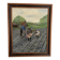 Huile sur toile naïve, milieu XXème