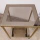 Gilded brass side table