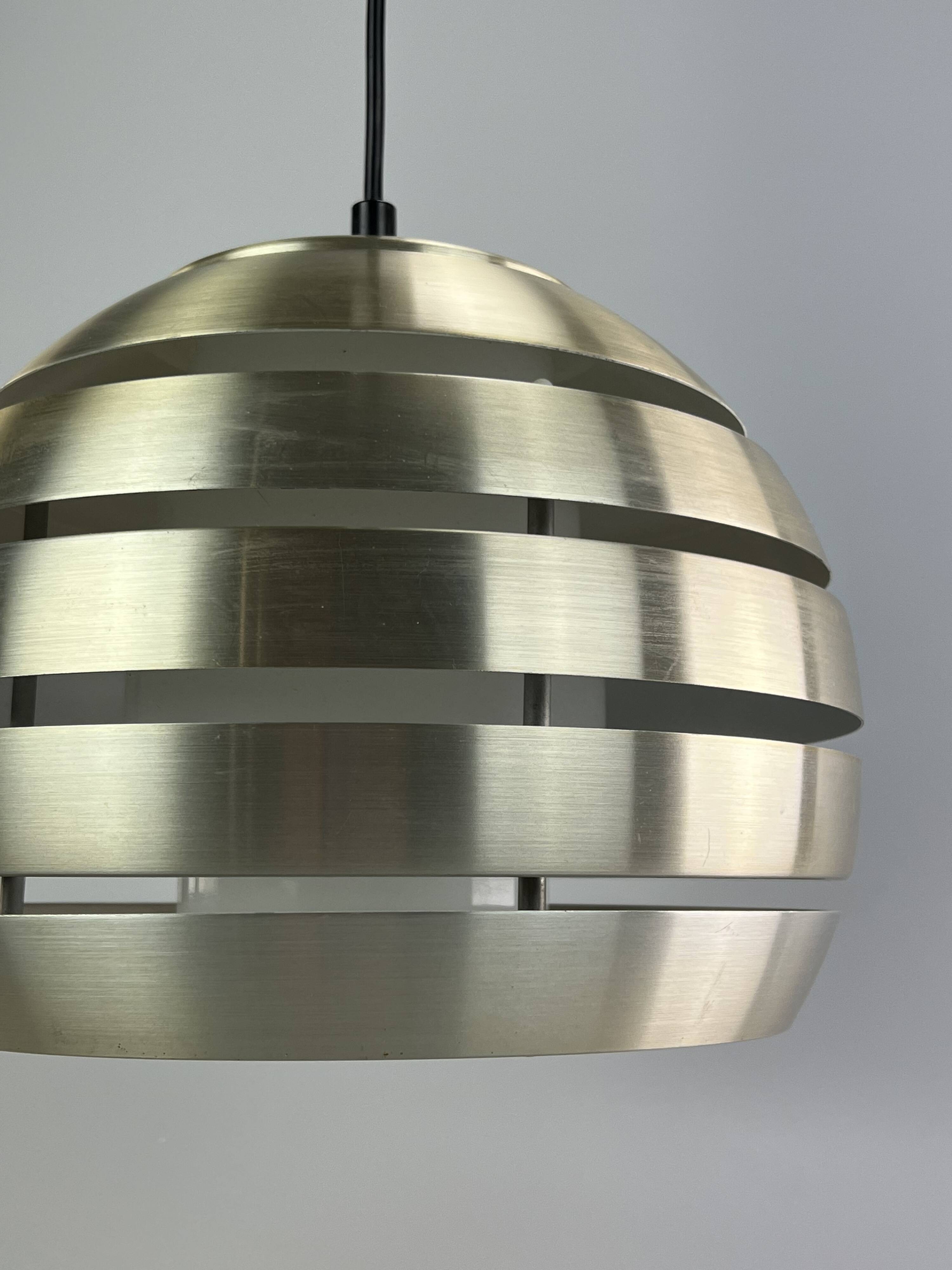 60s 70s lamp light ceiling lamp aluminum space age design 60s 70s
