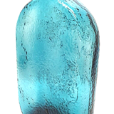 Glass decanter by Stelvia Italy 60s 70s