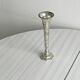 Antique patinated metal soliflore vase