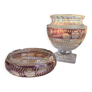 Lot cristal de bohème - coupe