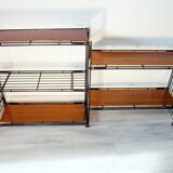 Modular shelves on wall or stand, published by Multimueble 1960