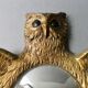 Witch's eye mirror, owl, key ring, 60s