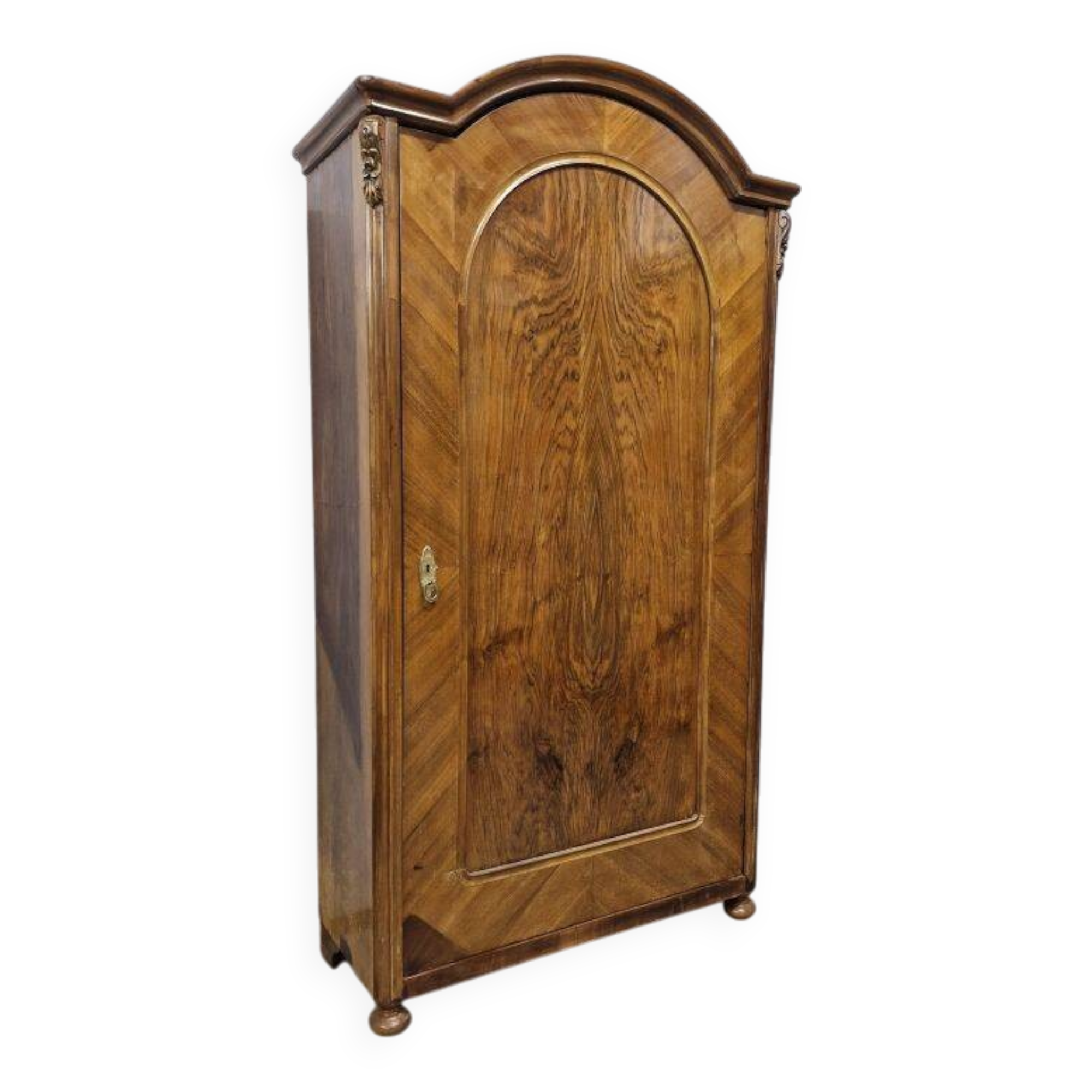 Unique walnut wardrobe by Ludwikowska