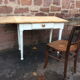 Small farm table or bistro vintage 1920
