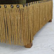 1970s, Danish lounge chair, high, furniture velour, ash wood legs.
