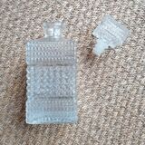 Old glass whisky decanter