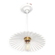 Vintage pleated pendant light