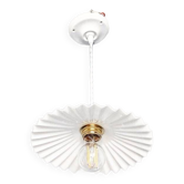 Vintage pleated pendant light