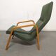 Paire de fauteuils en bois courbé des années 50/60