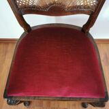 Lot de deux chaises anciennes style baroque