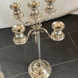 Pair of extra large floor metal candelabras